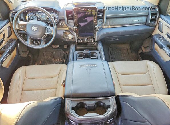1C6SRFHM9MN683339 2021 RAM 1500 Blue Вид панелі приладів