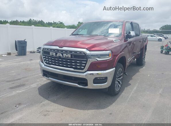 1C6SRFHP3SN555895 2025 RAM 1500 Красный Передняя левая четверть