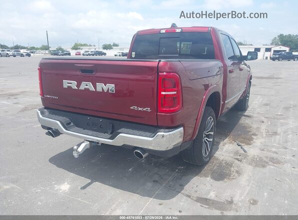 1C6SRFHP3SN555895 2025 RAM 1500 Красный Задняя правая четверть