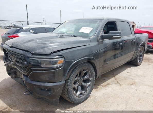 1C6SRFHT0LN144601 2020 RAM 1500 Черный Передняя левая четверть