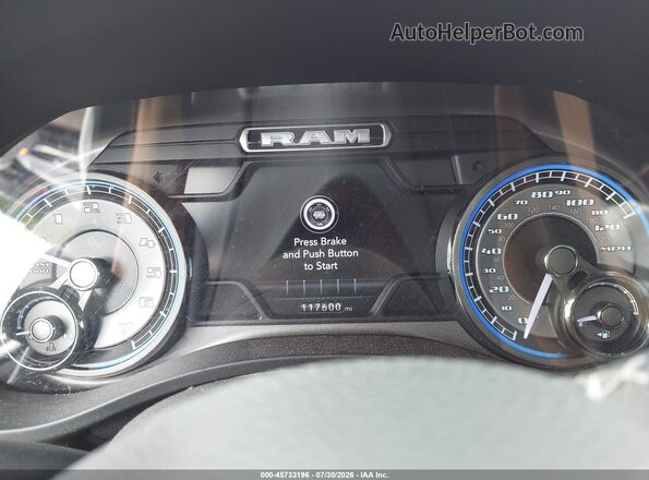 1C6SRFHT1KN874323 2019 RAM 1500 White Հետևի նստատեղերի տեսք
