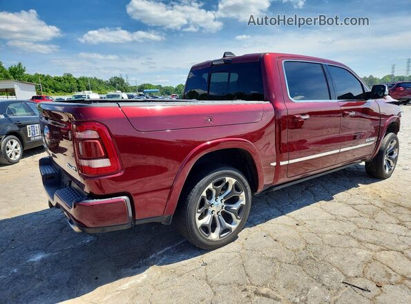 1C6SRFHT1MN800743 2021 RAM 1500 Burgundy Задня права чверть