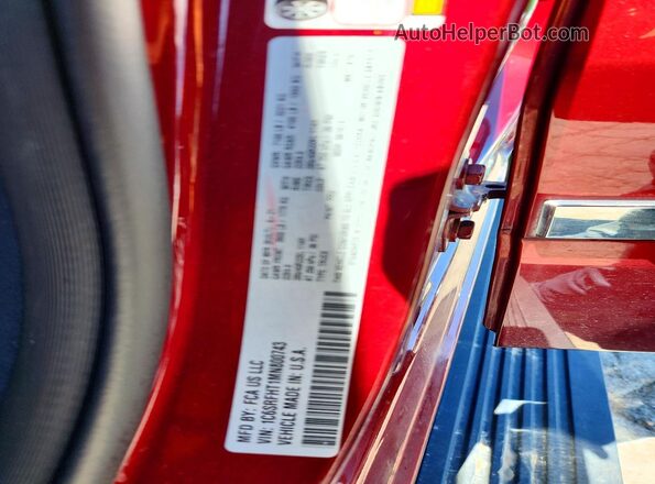 1C6SRFHT1MN800743 2021 RAM 1500 Burgundy Вид підкапотного простору