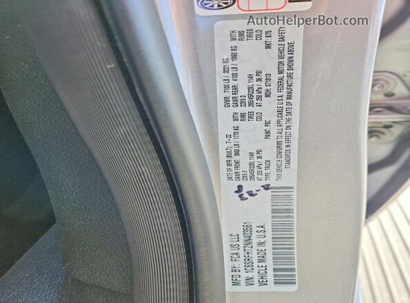 1C6SRFHT2NN403561 2022 RAM 1500 Silver Widok komory silnika