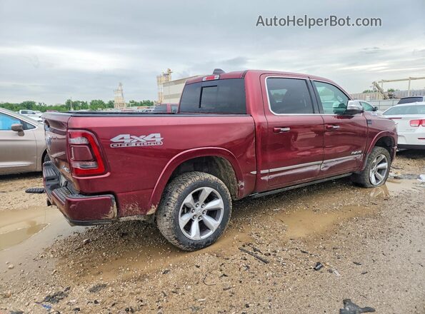 1C6SRFHT3LN137352 2020 RAM 1500 Maroon Trasero derecho