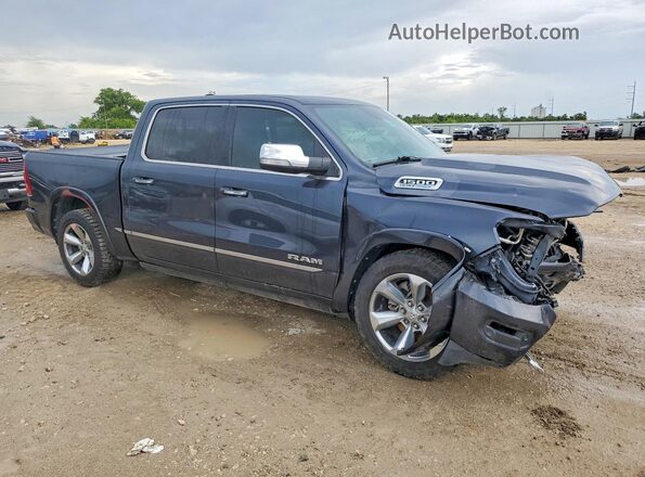 1C6SRFHT4MN563701 2021 RAM 1500 Синий Передняя правая четверть