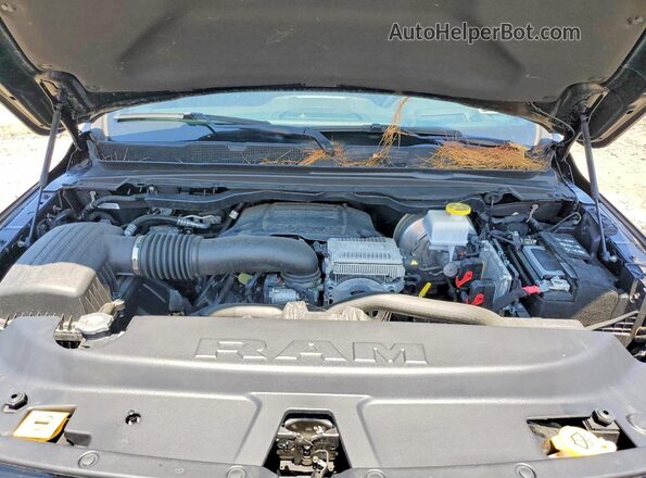 1C6SRFHT5MN573637 2021 RAM 1500 Black უკანა სალონის ხედი