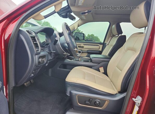 1C6SRFHT6KN516571 2019 RAM 1500 Бордовый Вид салона спереди