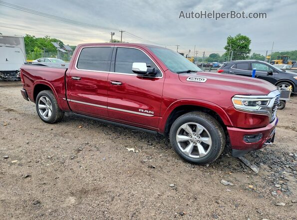 1C6SRFHT6KN516571 2019 RAM 1500 Бордовый Передняя правая четверть