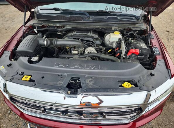 1C6SRFHT6KN516571 2019 RAM 1500 Бордовый Вид задней части салона