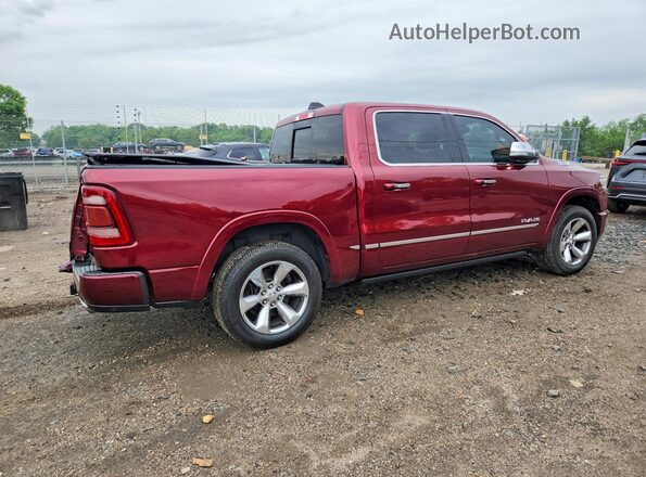 1C6SRFHT6KN516571 2019 RAM 1500 Бордовый Задняя правая четверть