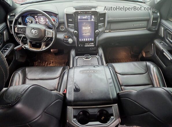 1C6SRFHT6KN773746 2019 RAM 1500 Black Widok deski rozdzielczej