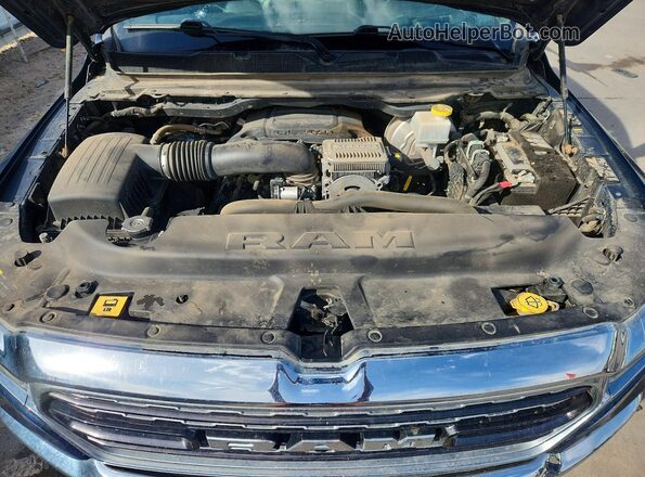 1C6SRFHT6PN617052 2023 RAM 1500 Blue Rear interior view