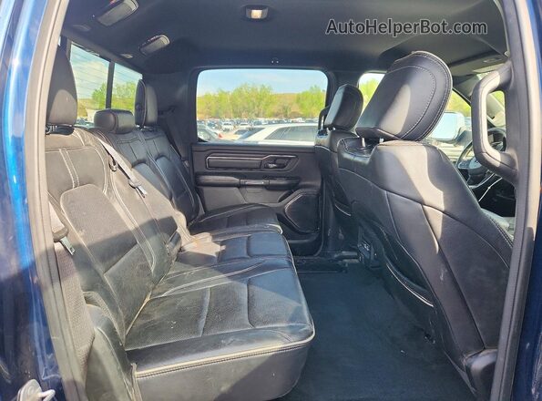 1C6SRFHT6PN617052 2023 RAM 1500 Blue Rear seats view