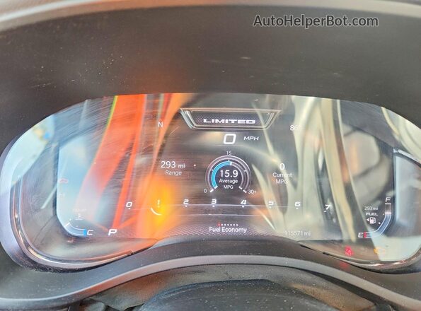 1C6SRFHT6PN617052 2023 RAM 1500 Blue Instrument cluster view