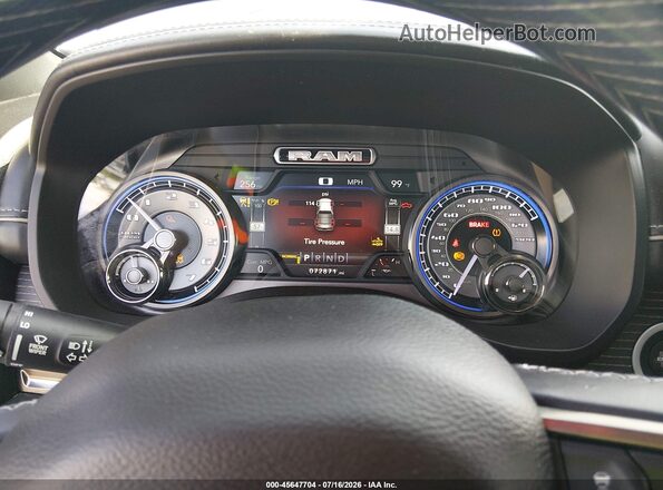 1C6SRFHT7KN506647 2019 RAM 1500 Silver Rear seats view