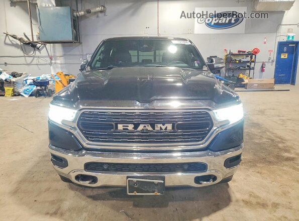 1C6SRFHT7KN613357 2019 RAM 1500 Black Widok z przodu