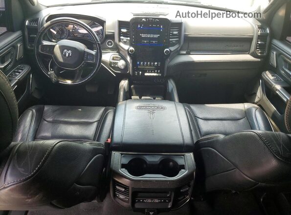 1C6SRFHT7KN903257 2019 RAM 1500 Black Առջևի վահանակի տեսք
