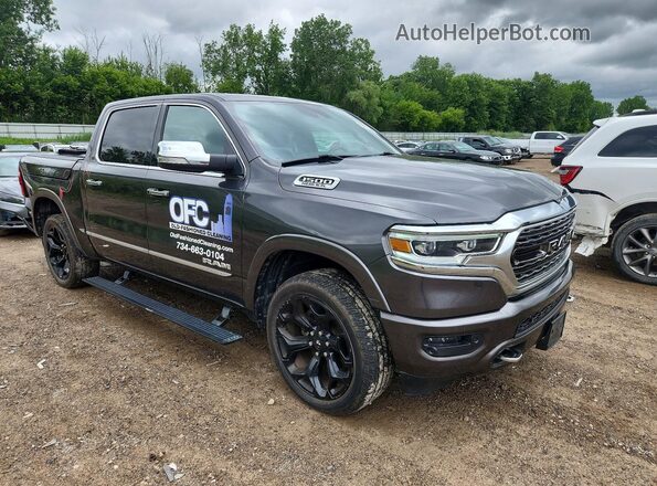 1C6SRFHT8KN595595 2019 RAM 1500 Gray Передня права чверть
