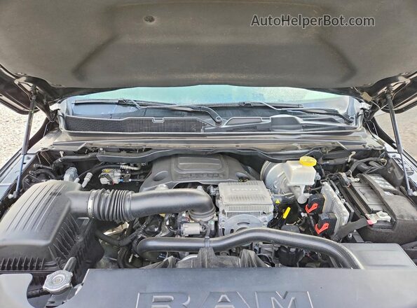 1C6SRFHT9LN109670 2020 RAM 1500 Black Սալոնի հետևի տեսք