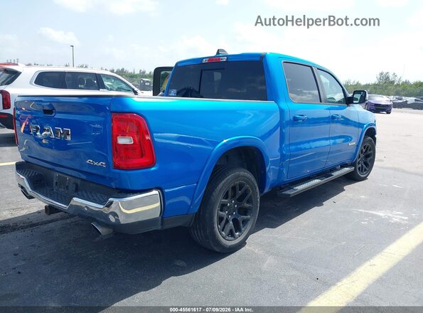1C6SRFJP2SN510537 2025 RAM 1500 Синий Задняя правая четверть