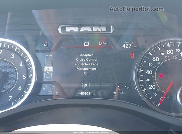 1C6SRFJP5SN578900 2025 RAM 1500 White Вид задніх сидінь