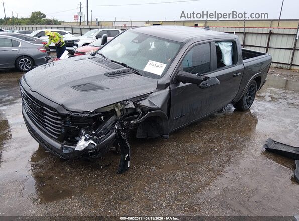 1C6SRFJP5SN727788 2025 RAM 1500 Gray Առջևի ձախ երեք քառորդ տեսարան
