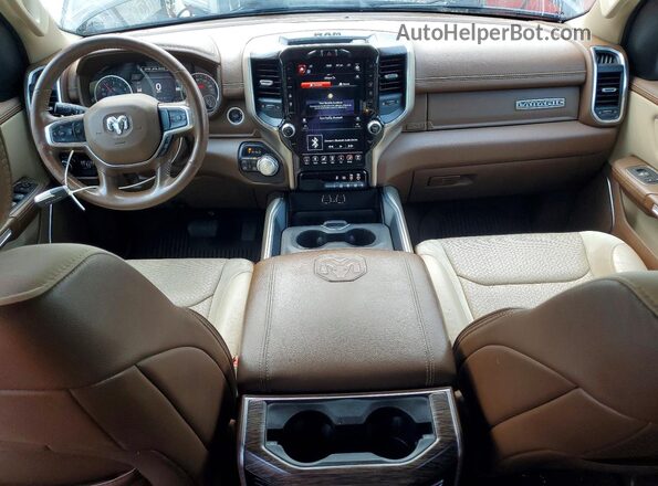 1C6SRFJT1LN207537 2020 RAM 1500 Black Dashboard view