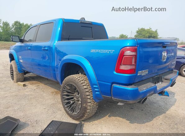 1C6SRFJT1NN456679 2022 RAM 1500 Синий Задняя левая четверть