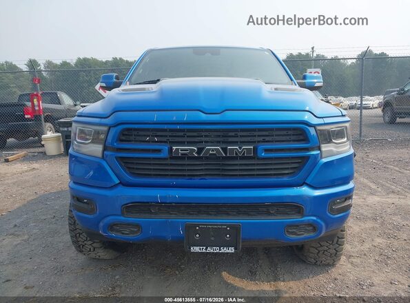 1C6SRFJT1NN456679 2022 RAM 1500 Синий Вид задней части салона