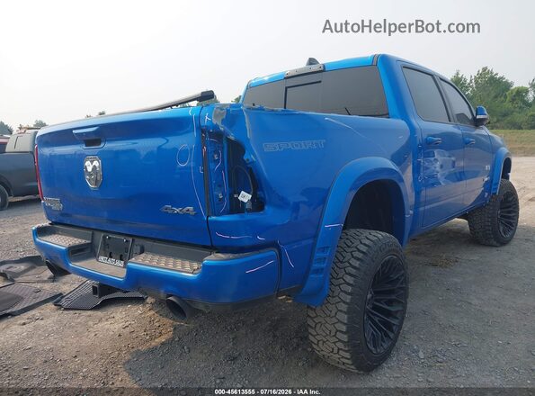 1C6SRFJT1NN456679 2022 RAM 1500 Синий Задняя правая четверть
