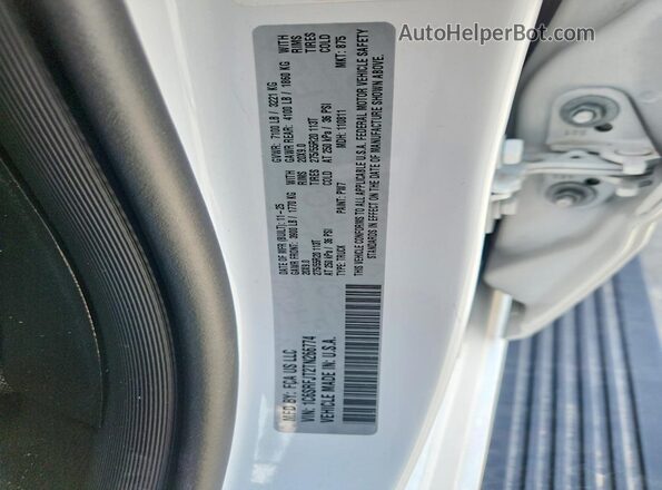 1C6SRFJT2TN266774 2026 RAM 1500 White VIN sticker view