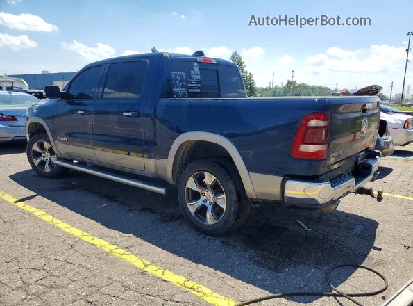 1C6SRFJT3KN588323 2019 RAM 1500 Blue Rear left