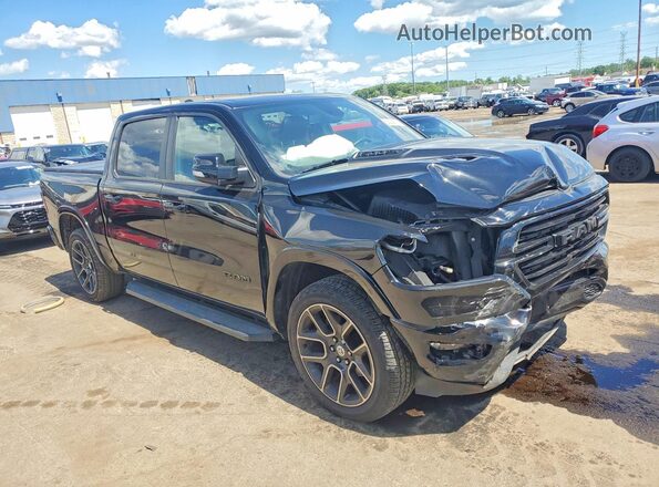 1C6SRFJT3KN708671 2019 RAM 1500 Черный Передняя правая четверть