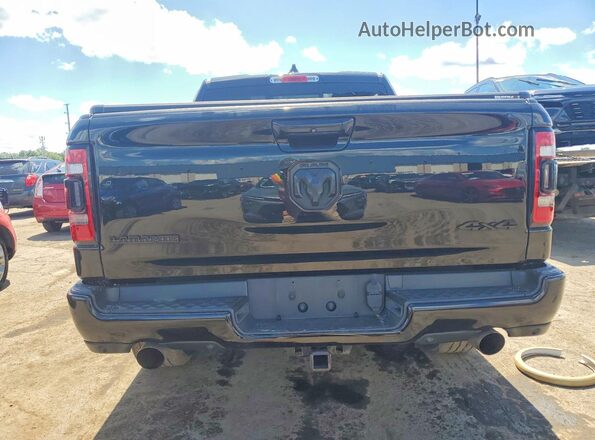 1C6SRFJT3KN708671 2019 RAM 1500 Черный Вид сзади