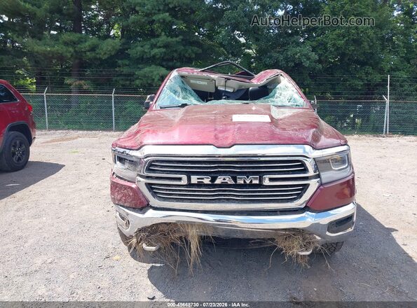 1C6SRFJT3LN244654 2020 RAM 1500 Red Vista interior trasera