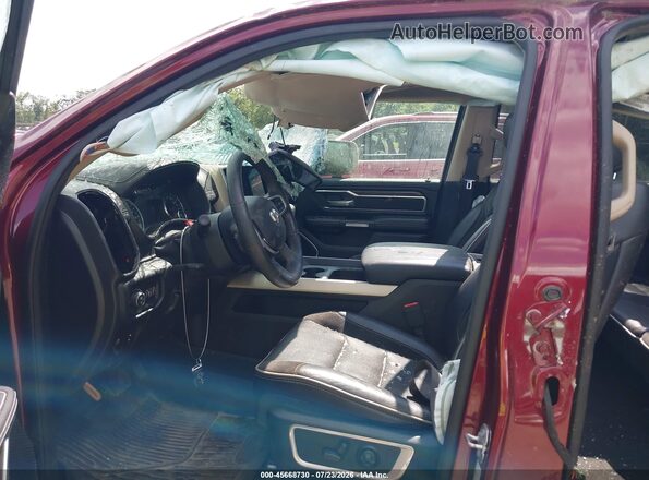 1C6SRFJT3LN244654 2020 RAM 1500 Red Vista interior delantera