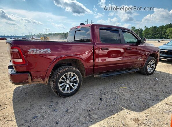 1C6SRFJT3LN299475 2020 RAM 1500 Burgundy Trasero derecho