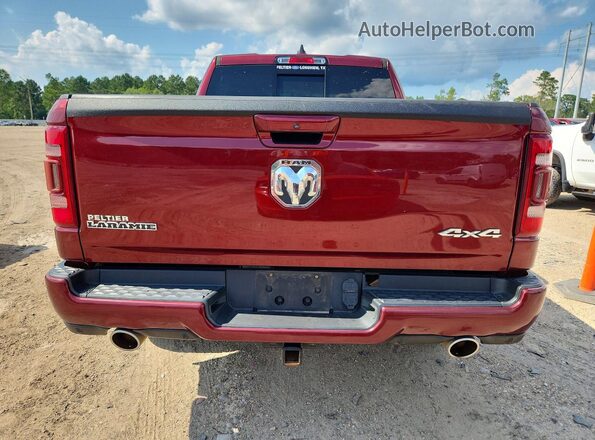 1C6SRFJT3LN299475 2020 RAM 1500 Burgundy Vista trasera