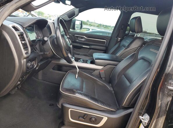 1C6SRFJT3LN328327 2020 RAM 1500 Black Front interior view