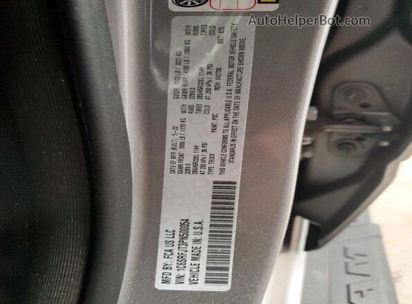 1C6SRFJT3PN500054 2023 RAM 1500 Серебряный Вид наклейки с VIN-кодом