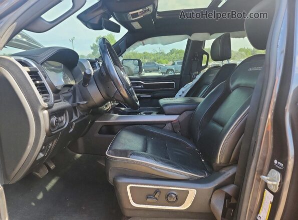 1C6SRFJT3PN635633 2023 RAM 1500 Gray Вид салону спереду