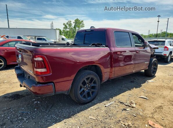 1C6SRFJT3RN218175 2024 RAM 1500 Burgundy უკანა მარჯვენა