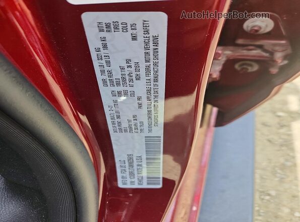 1C6SRFJT4MN635619 2021 RAM 1500 Burgundy Вид підкапотного простору