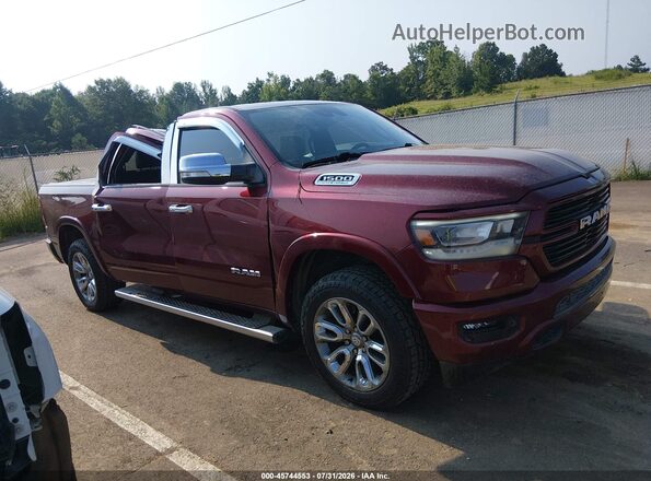 1C6SRFJT5MN806555 2021 RAM 1500 Red Rear interior view