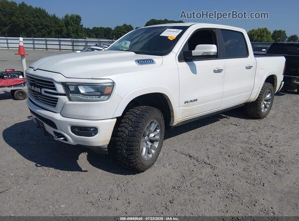 1C6SRFJT5MN822979 2021 RAM 1500 White Առջևի ձախ երեք քառորդ տեսարան