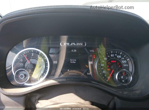 1C6SRFJT5MN822979 2021 RAM 1500 White Հետևի նստատեղերի տեսք