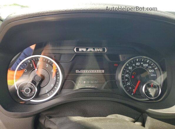 1C6SRFJT6MN775980 2021 RAM 1500 Gray Вид щитка приладів