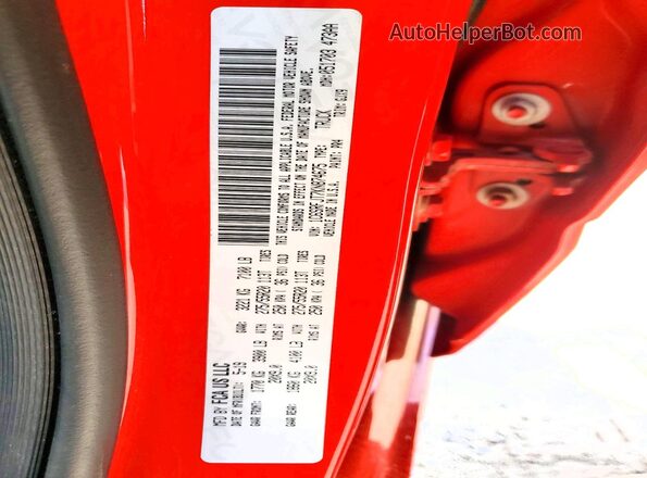 1C6SRFJT7KN874675 2019 RAM 1500 Red Vista del compartimento del motor