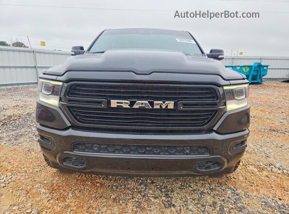 1C6SRFJT7KN925110 2019 RAM 1500 Black Front view